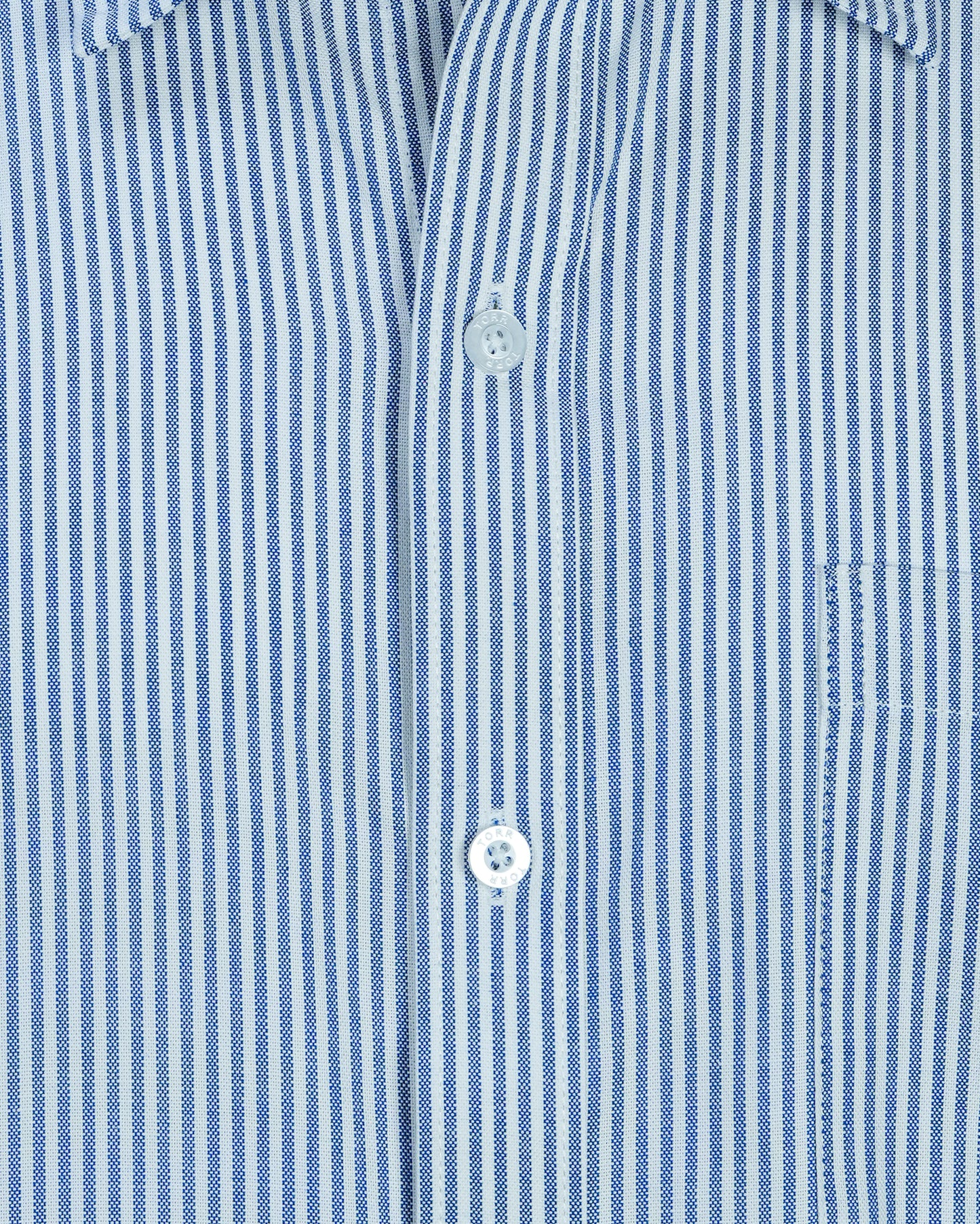 Men's Long Sleeve Shirt | White Cobalt