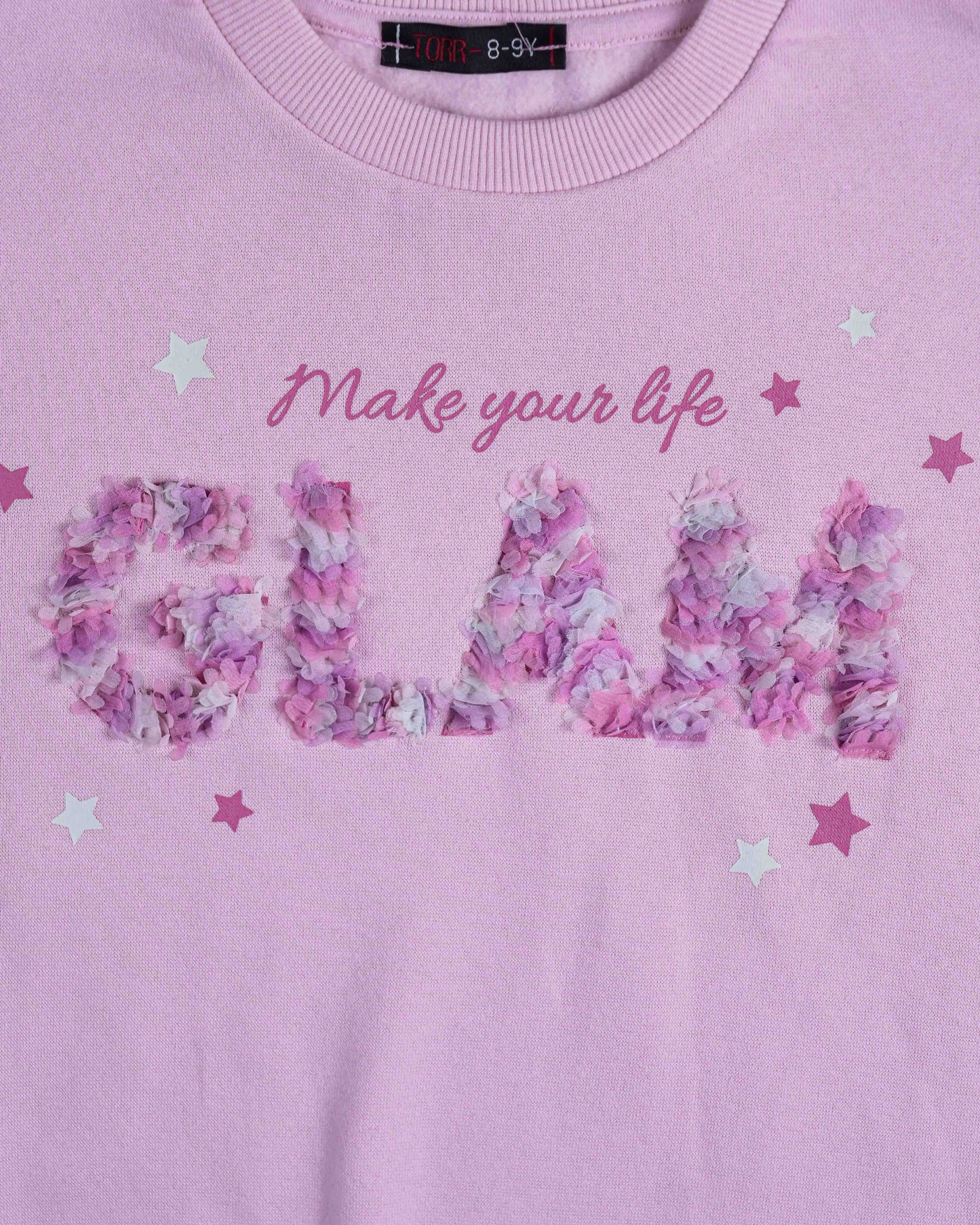 Girl's Sweatshirt | Light Pink