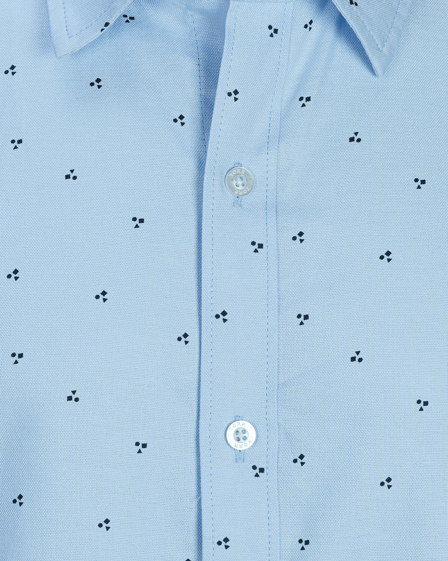 Men's Long Sleeve Shirt  | Blue Aop