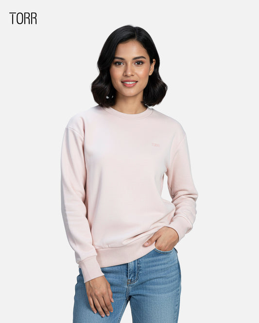 Women's Sweatshirt | Dusted Pk. & White