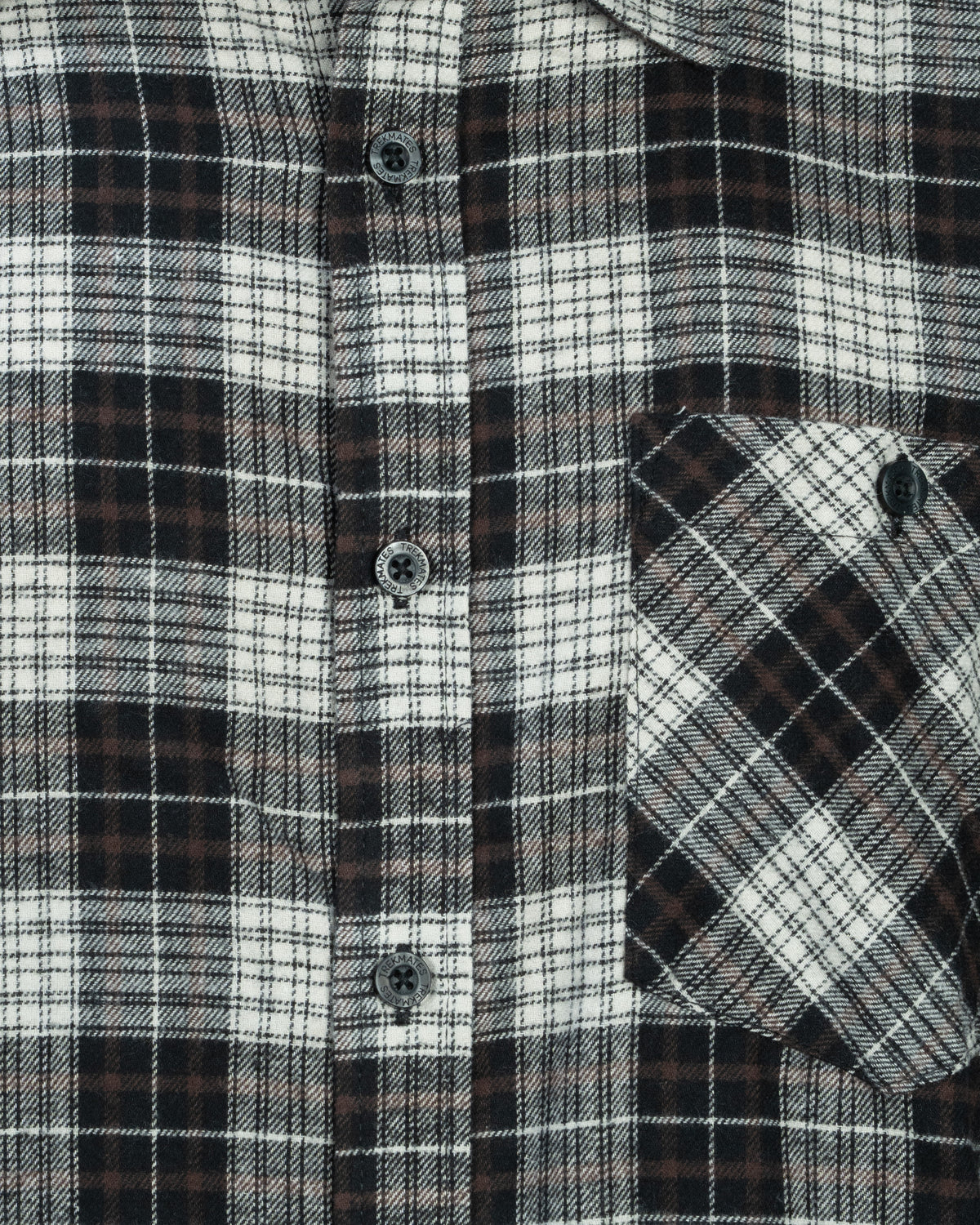 Men's L/S Casual Shirt | Black Check