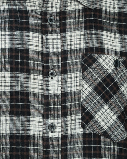 Men's L/S Casual Shirt | Black Check