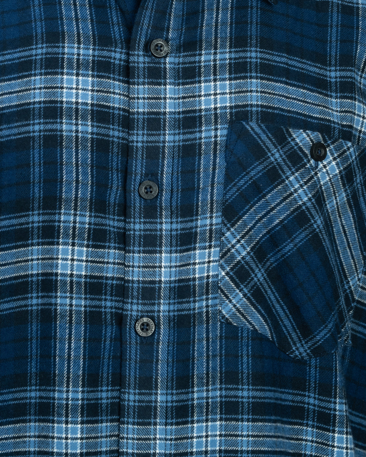 Mens L/S Casual Shirt | Navy Check