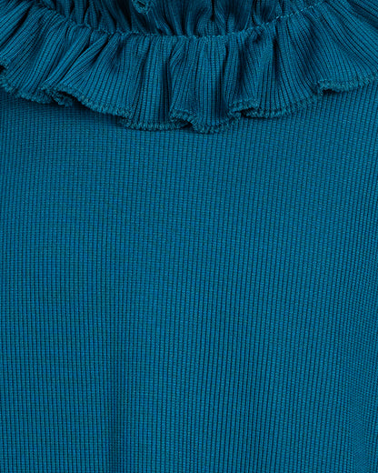 Girl's Turtle Neck | Teal Green