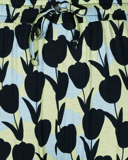 Womens Trouser | Lime Aop