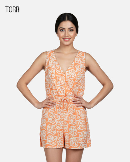 Womens Jumpsuit | Orange