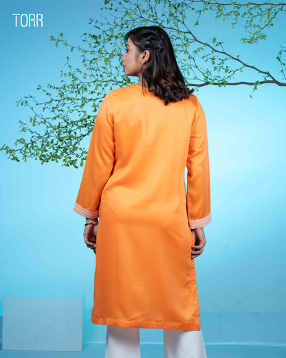 Ethnic Wear (01 Piece Kurti) |  Tangerine