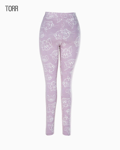 Women's Leggings | LT PURPLE AOP