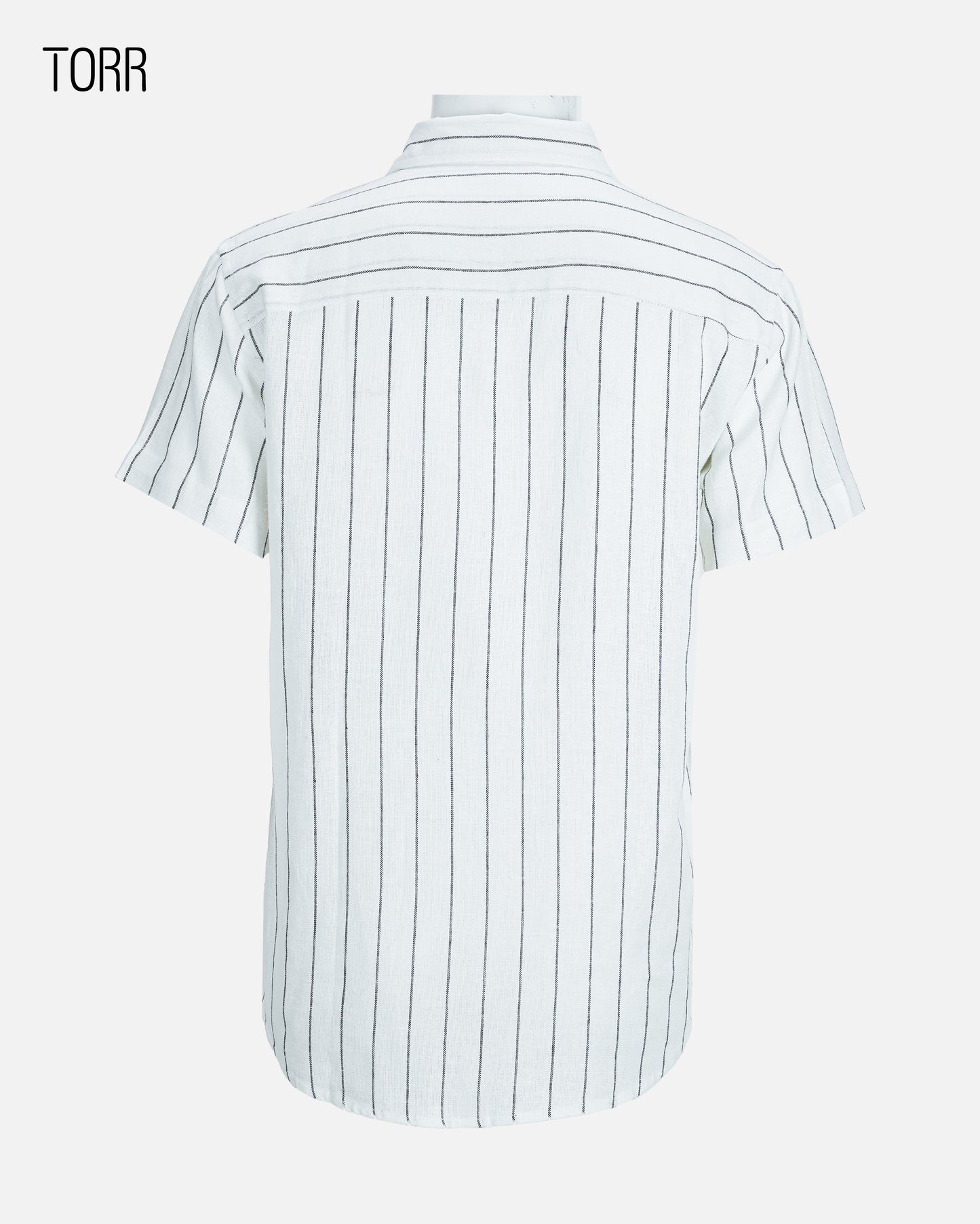 Men's Short Sleeve Shirt | Off White Stripe