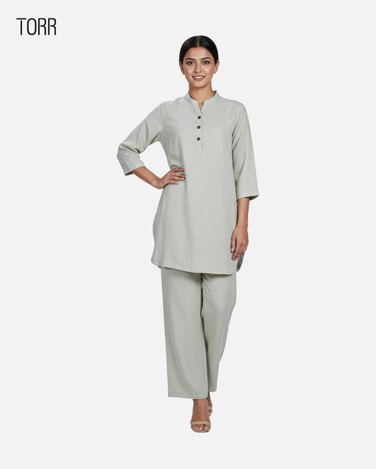 Women's Co-Ord Set | Feather grey