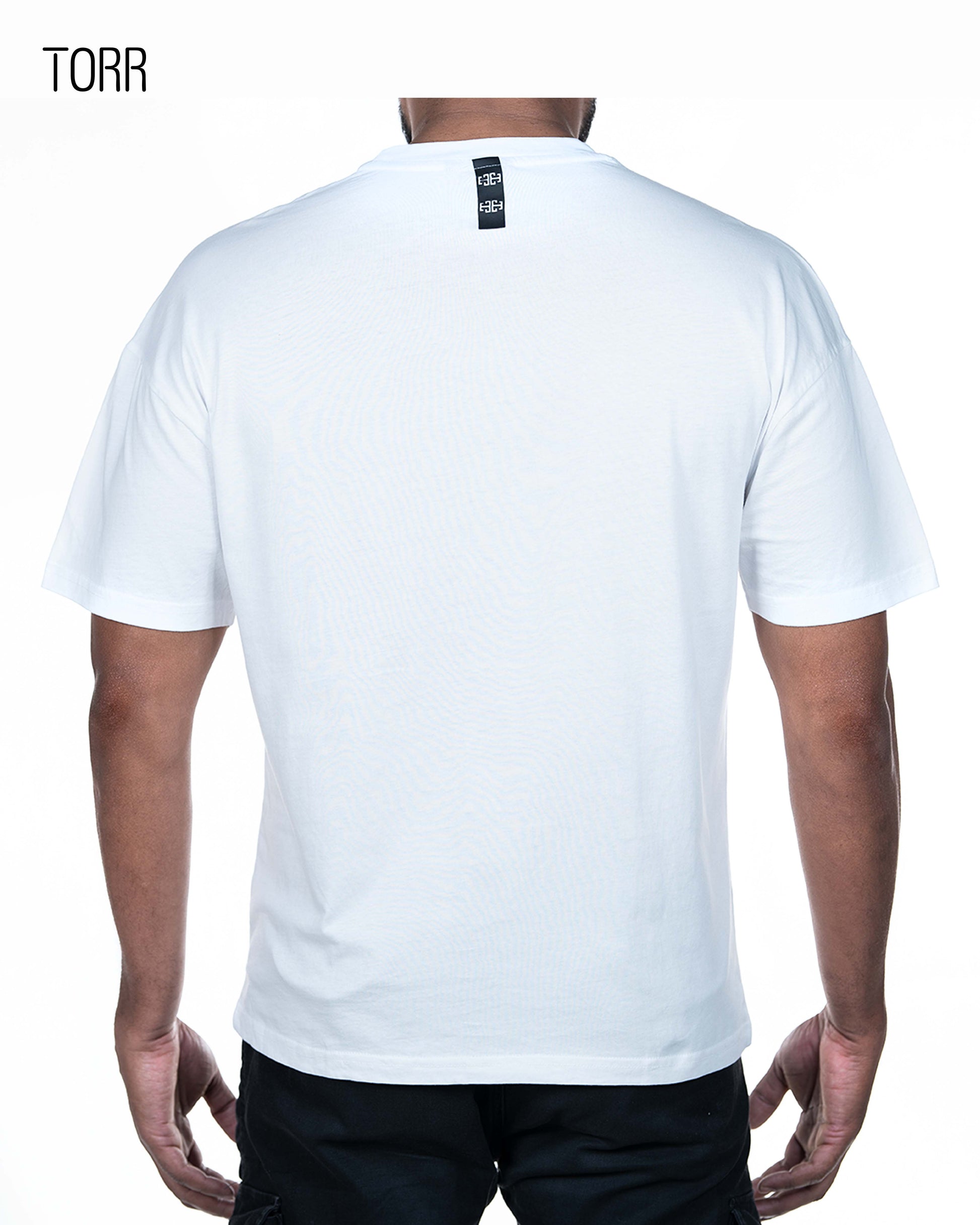 Drop Soulder T-shirt | White