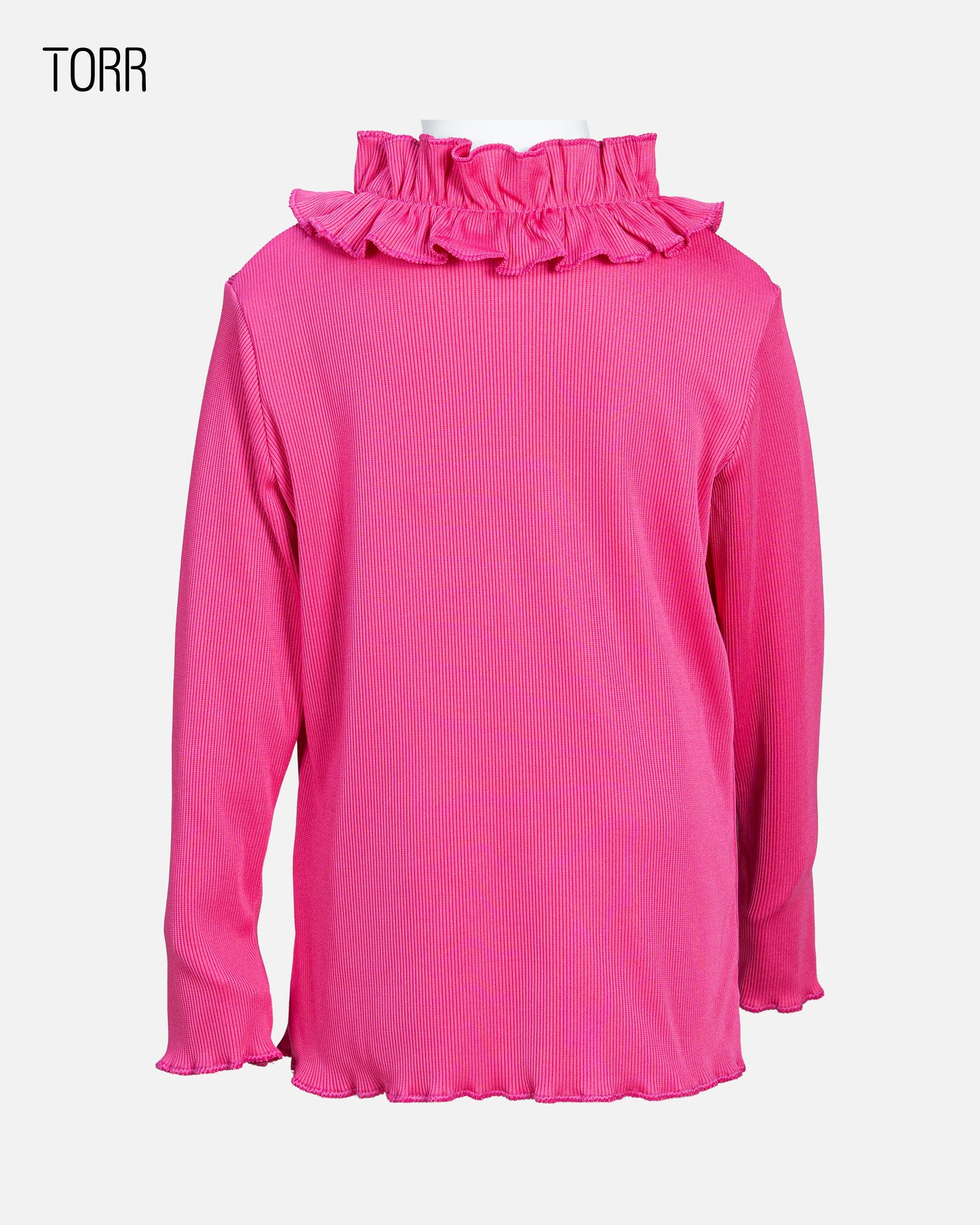 Girl's Turtle Neck | Hot Pink