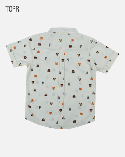 Boys Shirt  | Egret Aop