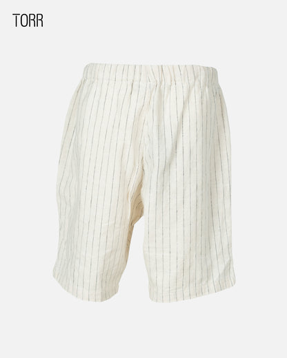 Boys Shorts | Ecru Stripe