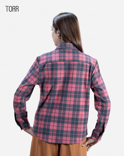 Women's Shacket | Cinnabar Plaid