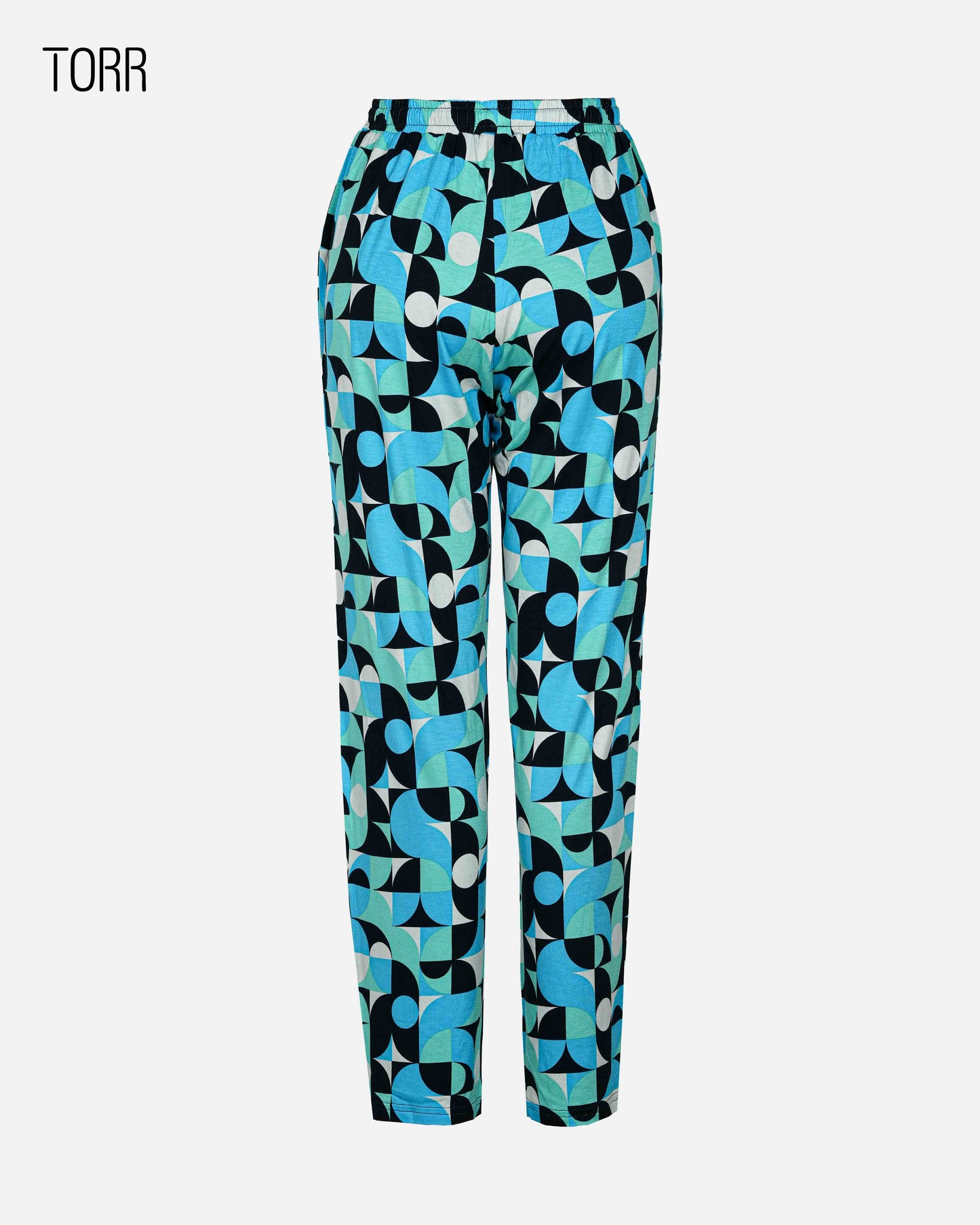 Womens Trouser | Paste Geometric AOP