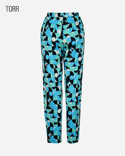 Womens Trouser | Paste Geometric AOP