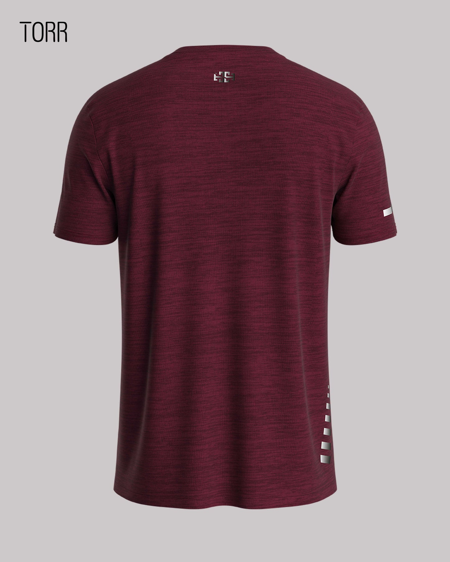 Men's  T-shirt | DK. Red Milange