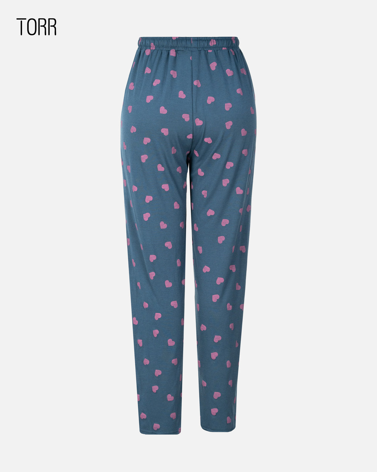 Women's Trouser |  Navy Love Aop