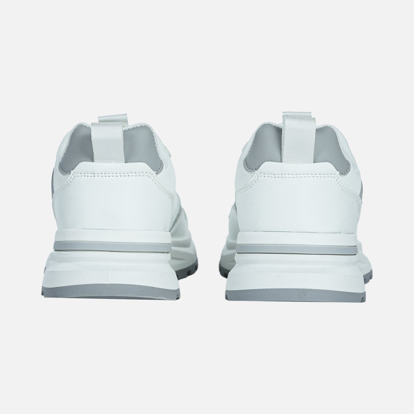 Panda Mens's Sneakers | White/Grey