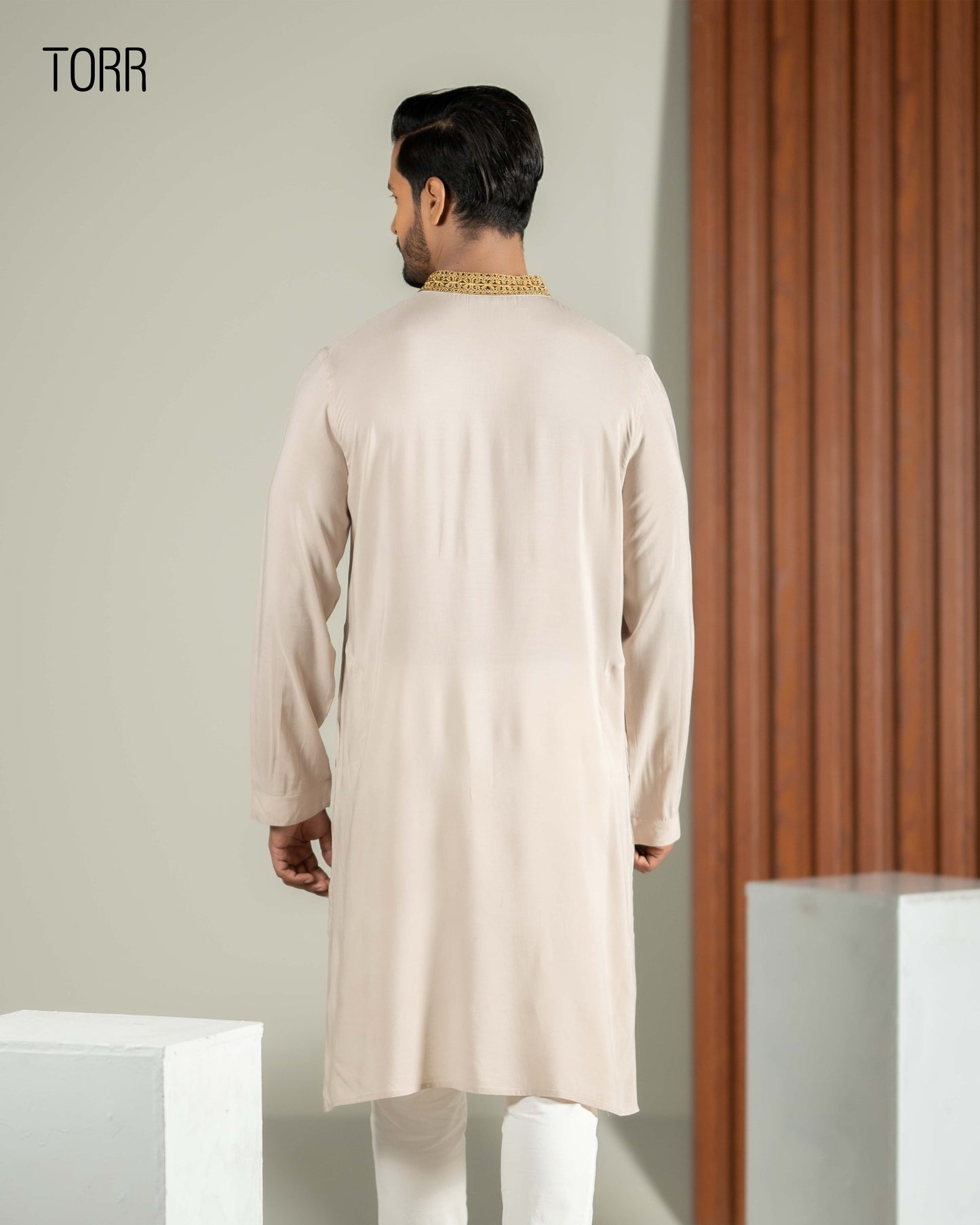 Men's Panjabi | Feather Gray