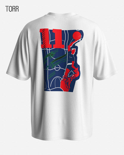 Drop Shoulder T-shirt | White