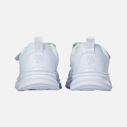 Panda Kids School Shoe | White