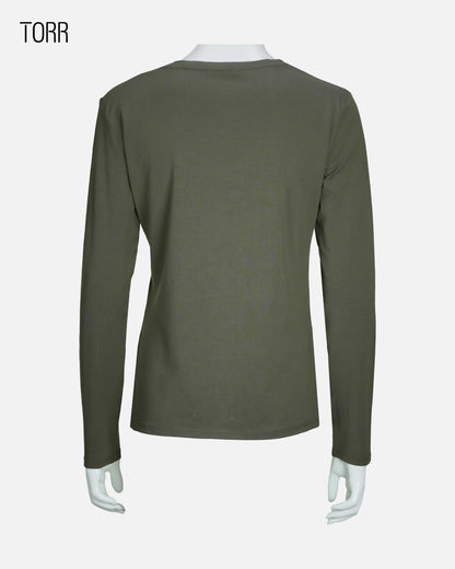 Women's L/S T-Shirt | Olive
