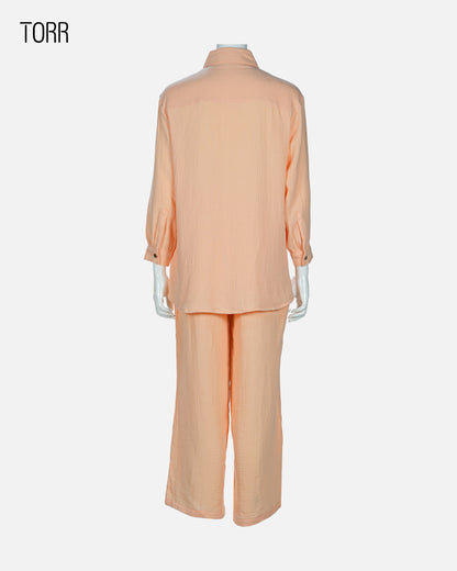 Women's Co-Ord Set | Peach Fuzz
