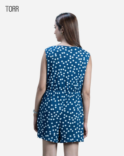 Womens Jumpsuit | Navy Aop