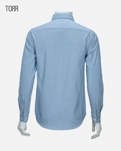Men's Long Sleeve Casual Shirt | Light Blue