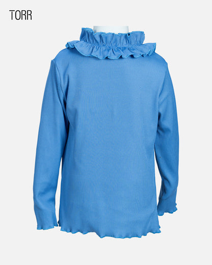 Girl's Turtle Neck | Cornflower Blue