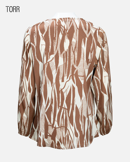 Women's Crop Top | Brown Aop