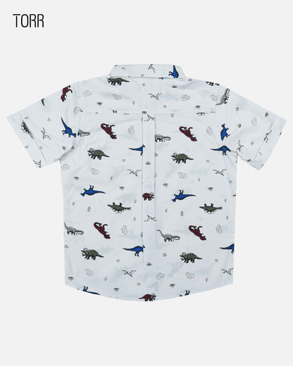 Boys Shirt  | White Aop