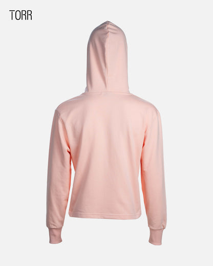 Women's Hoodie | Peach & White