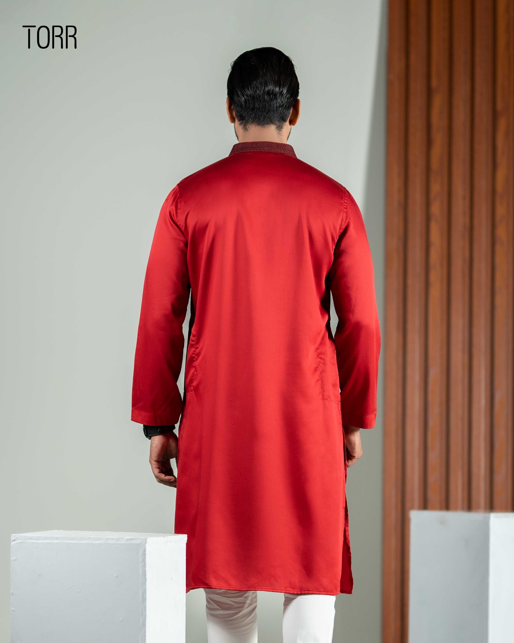 Men's Panjabi | Rio Red