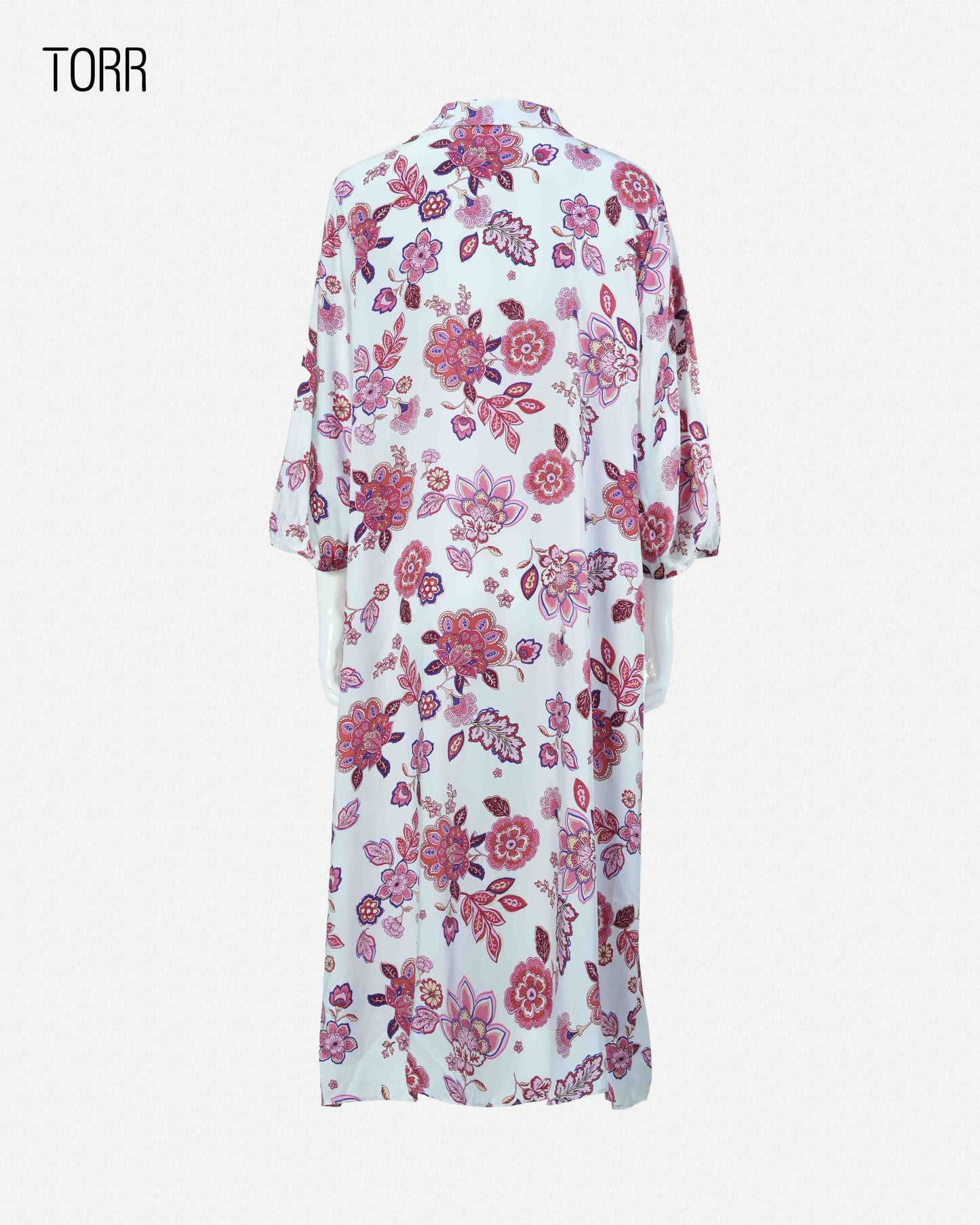 Women's Long Top | Flower Aop