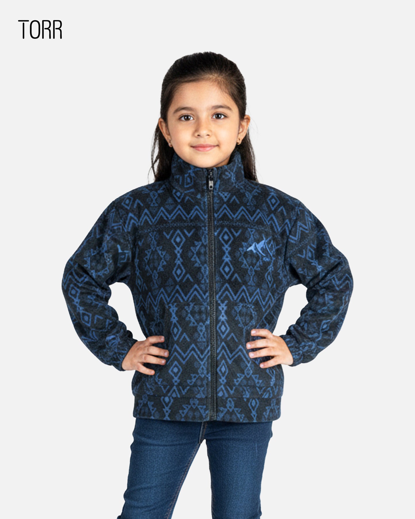 Girl's Jacket | Black Aop