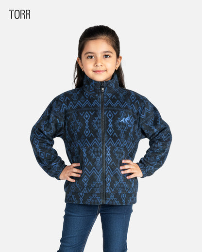 Girl's Jacket | Black Aop