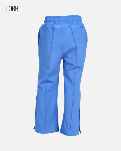 Girl's Trouser | Light Blue-White