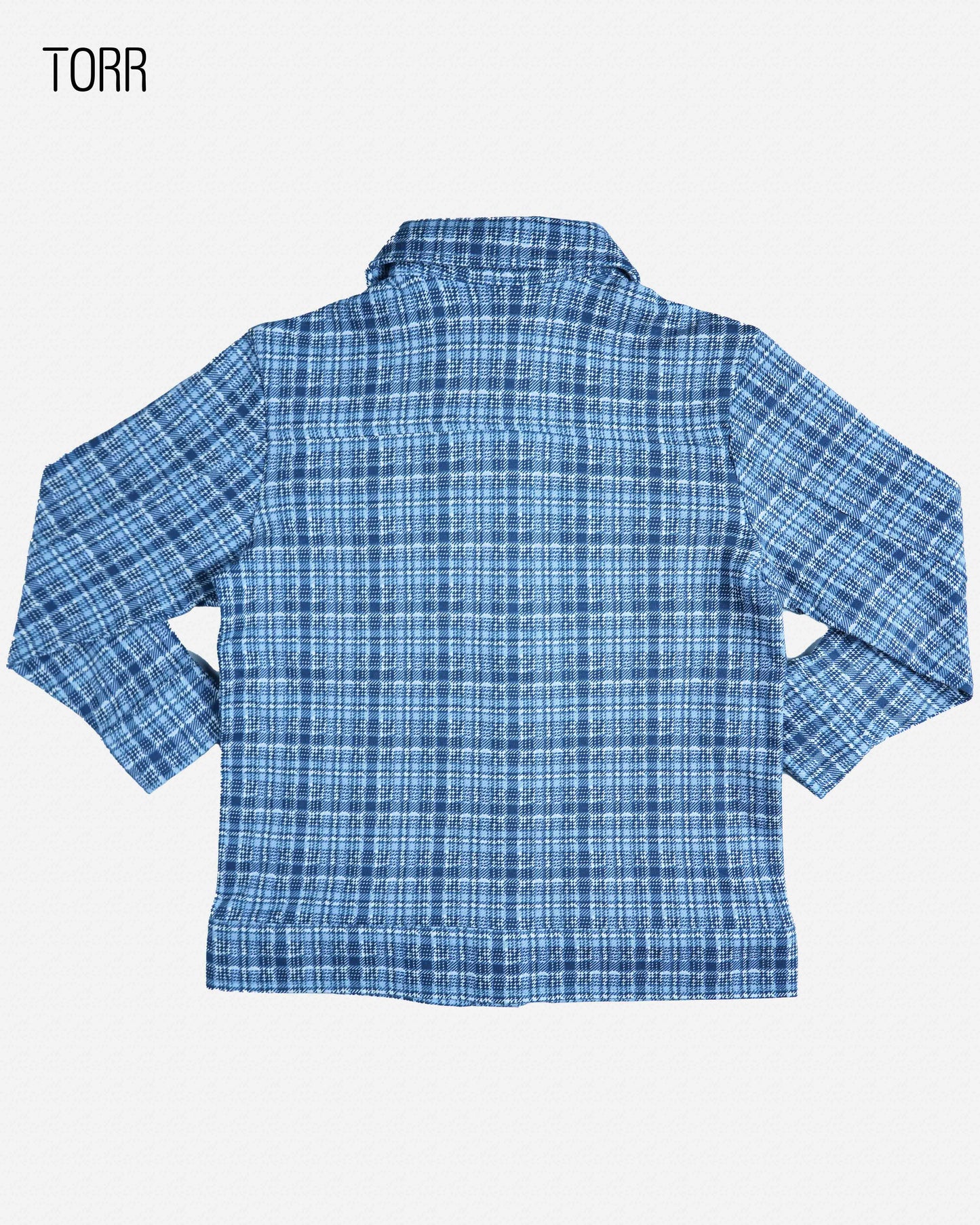 Boy's Jacket | Blue Check AOP