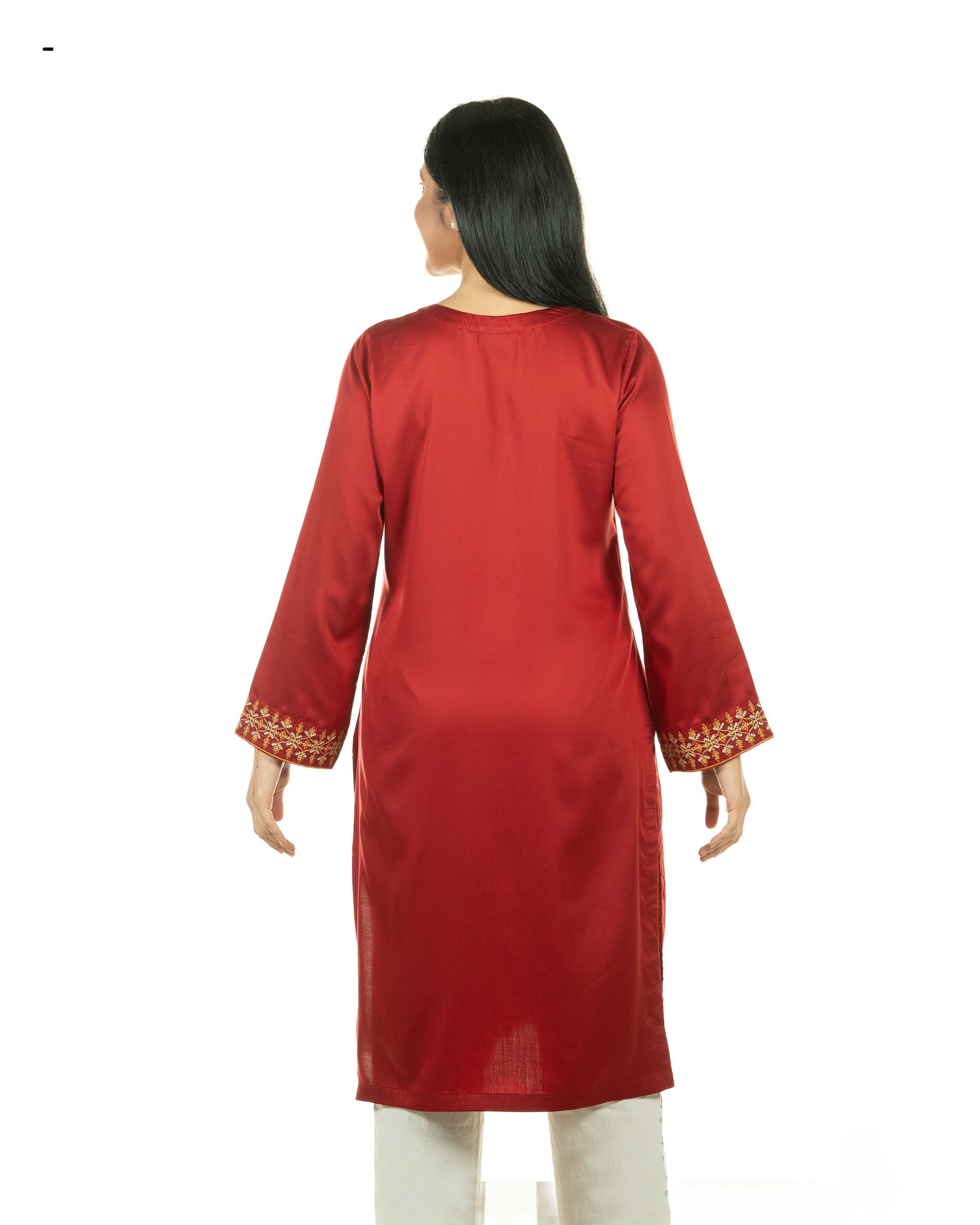 Ethnic Wear (01 Piece Kurti) | Tibetan Red