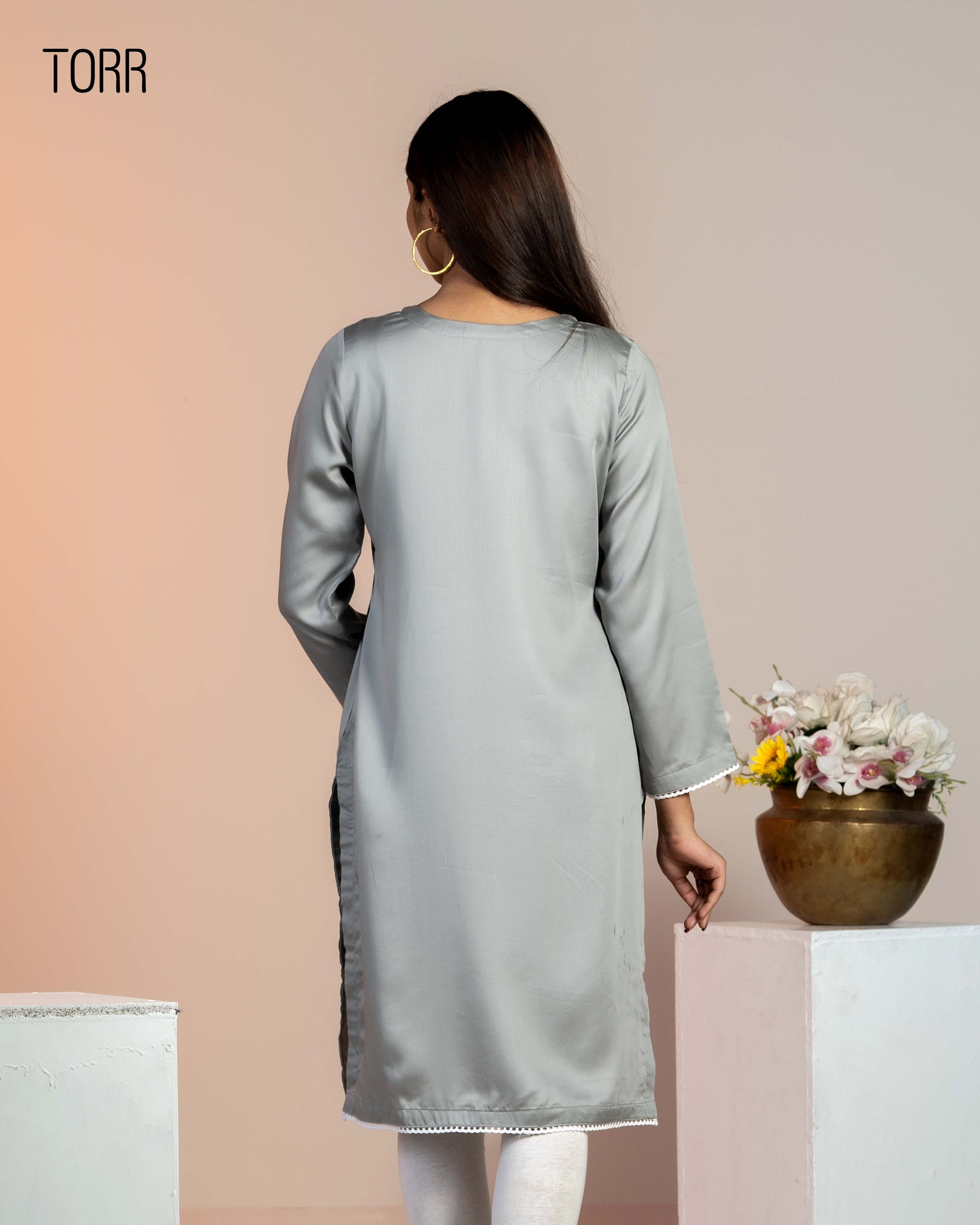 Ethnic Wear (01 Piece Kurti) | Silver