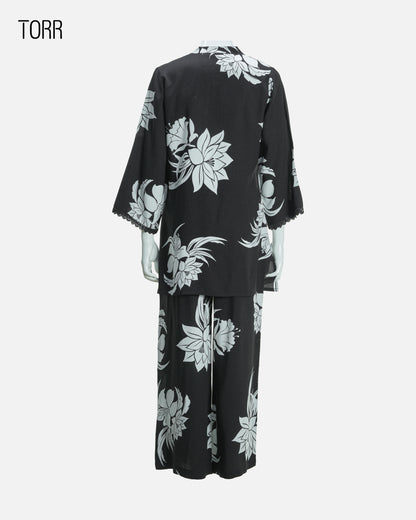 Women's Co-Ord Set | Black Aop