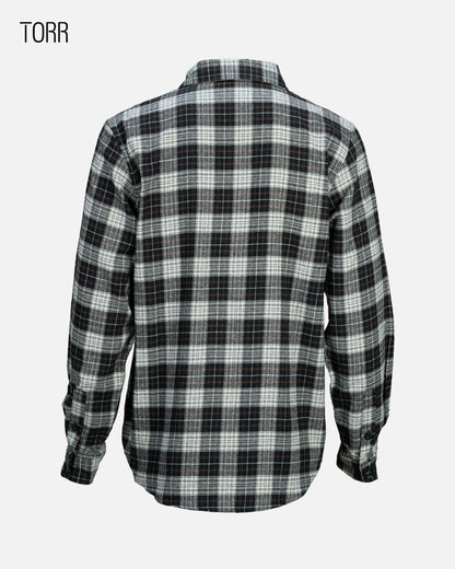 Men's L/S Casual Shirt | Black Check