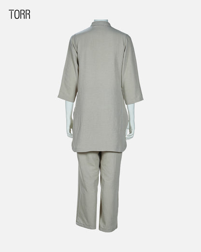 Women's Co-Ord Set | Feather grey