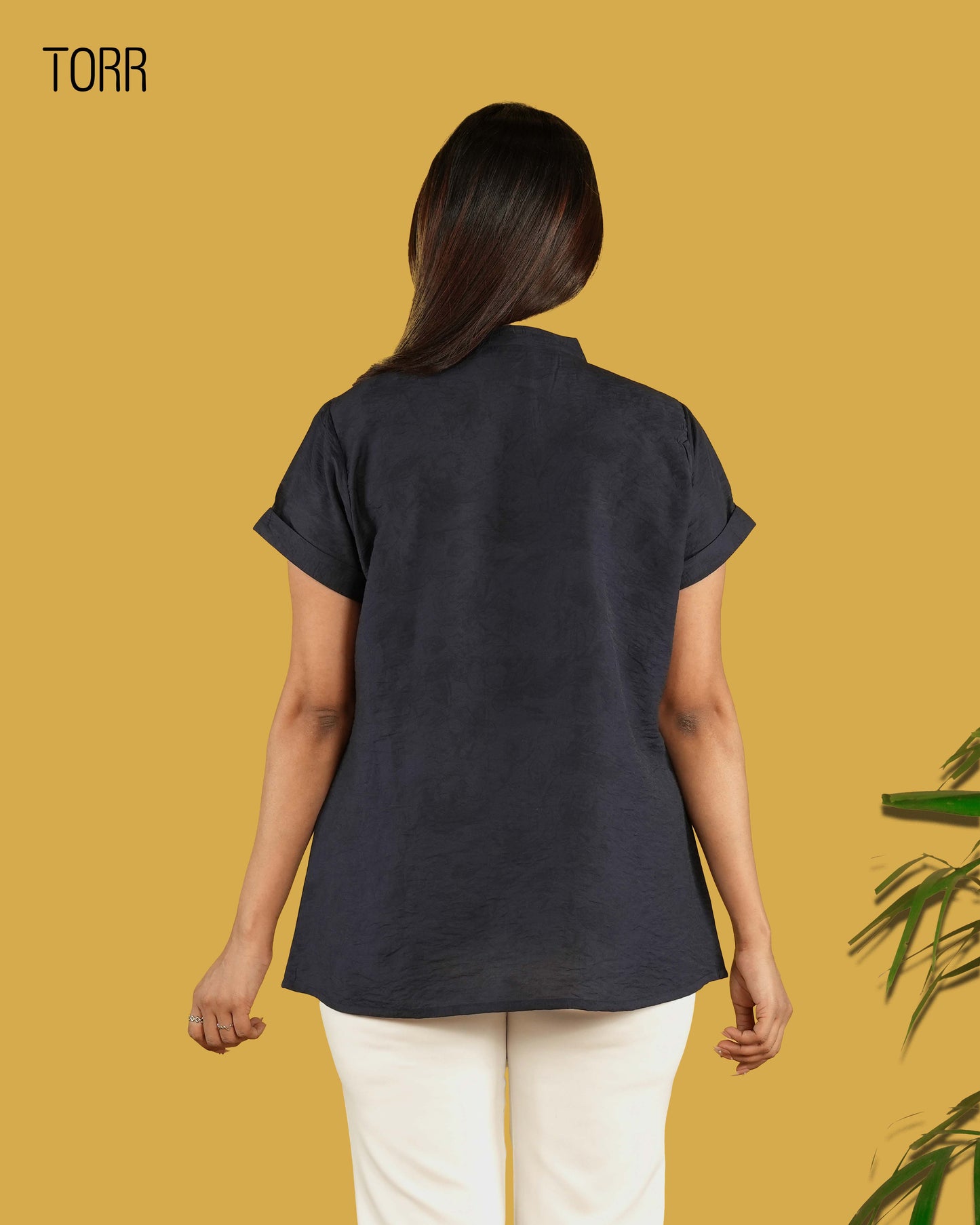 Women's Crop Top | Navy Blue