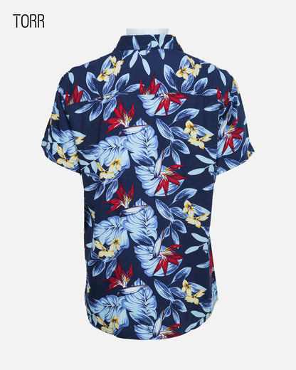 Men's Short Sleeve Shirt | Flower Aop