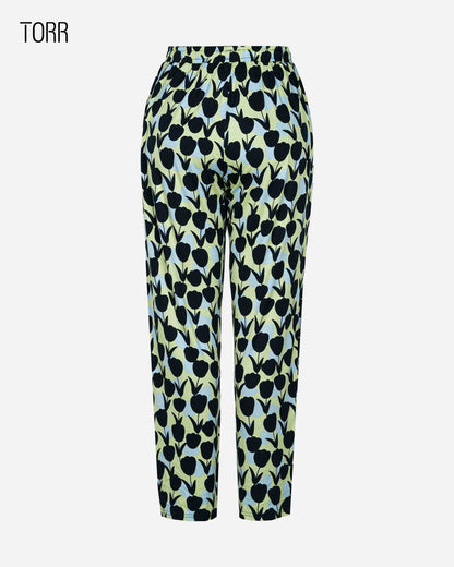 Womens Trouser | Lime Aop