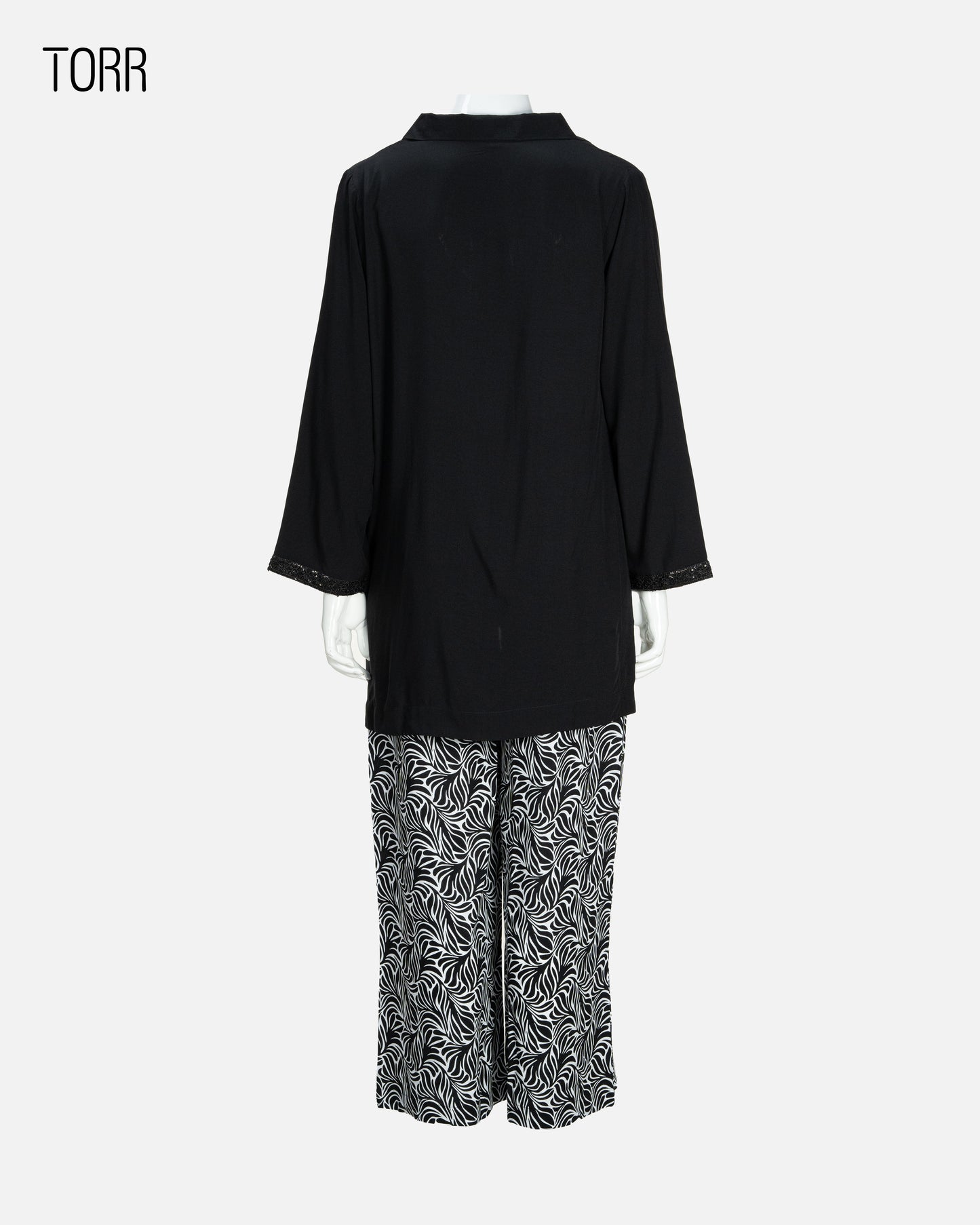 Women's Co-Ord Set | Black Beauty AOP